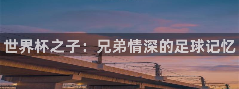 法国杯2026赛程表：世界杯之子：兄弟情深的足球记忆